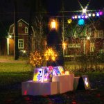 Lyhtypuistoja ja valoinstallaatioita Lapsen oikeuksien päivänä 20.11.2018!