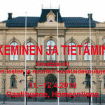 NÄKEMINEN JA TIETÄMINEN - Suomen lasten ja nuorten kuvataidekoulujen liiton Kevätpäivät Hämeenlinnassa 11.-12.4.2019
