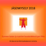 Kuvataidekoulujen liiton jäsenkysely 2018 -mainoskuva.