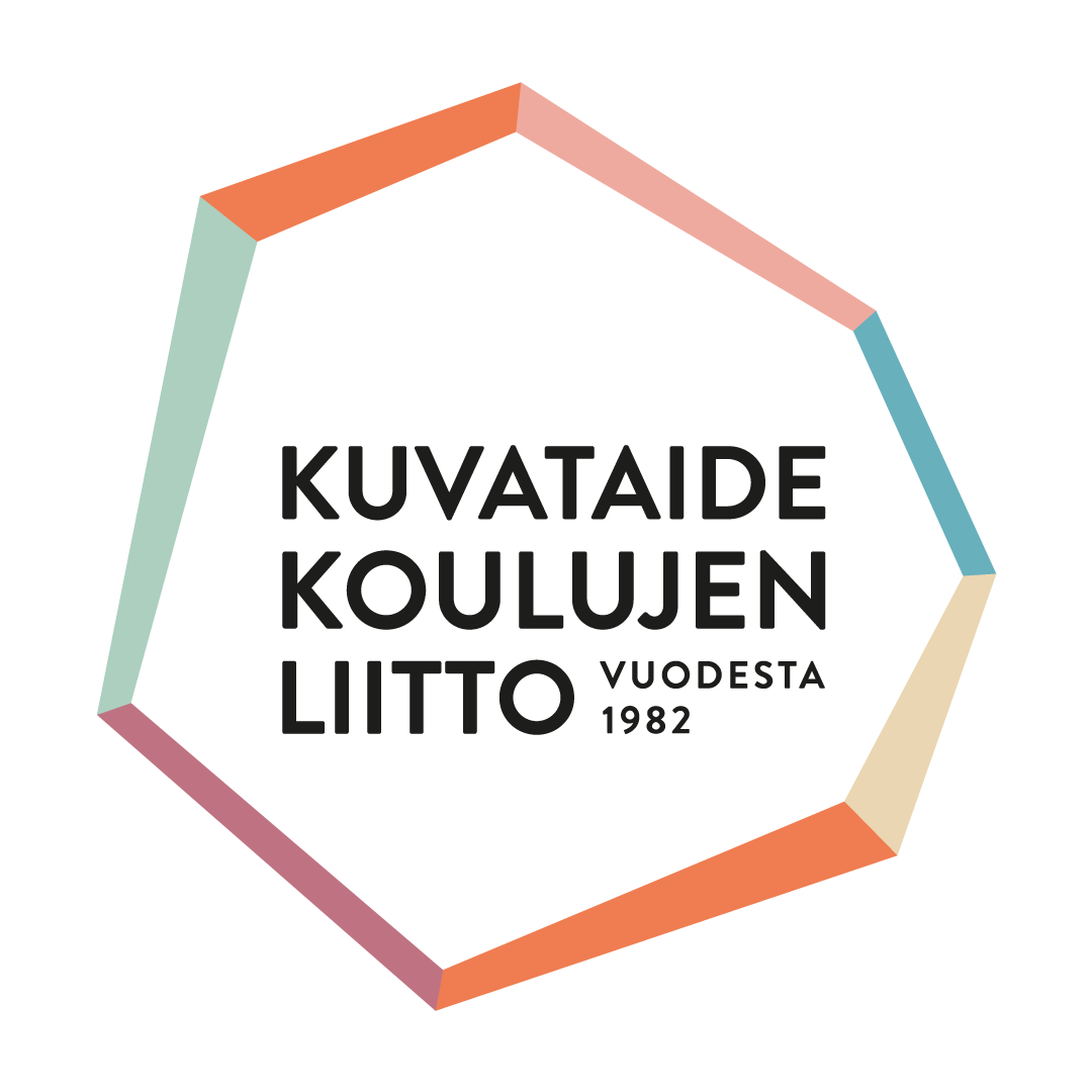 Kuvataidekoulujen liiton logo.