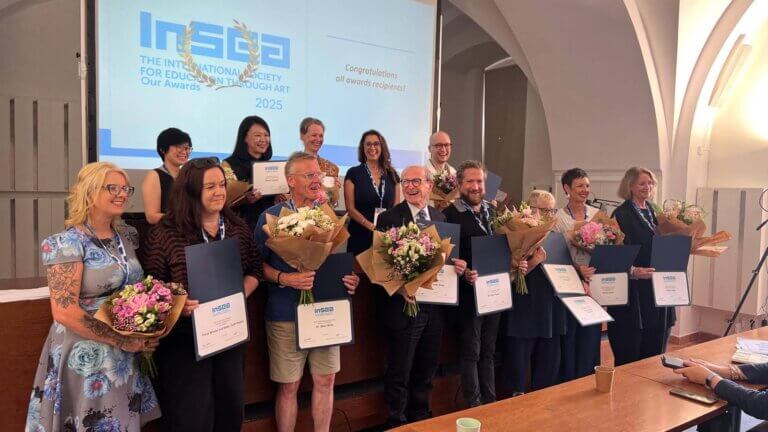 The InSEA Excellence in Praxis in Education through Art Award -palkinnos saajat 2025.