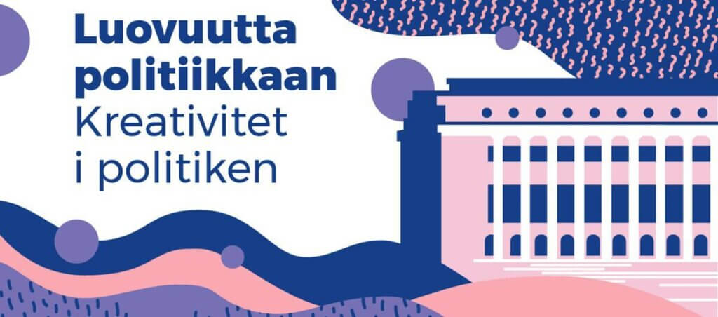 Luovuutta politiikkaan -kampanjaviikon 2027 mainoskuva.